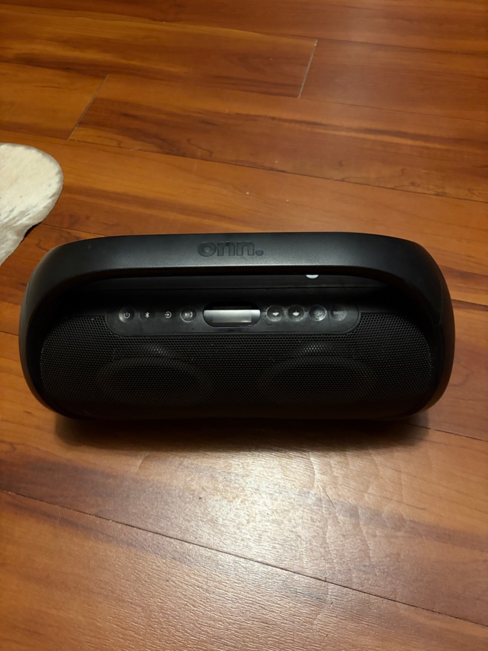 Onn. Black Portable Bluetooth Speaker with Carry Handle